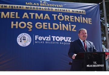 Fen İşleri Müdürlüğü Binasının Temeli Törenle Atıldı