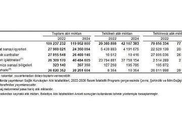 Atık İstatistikleri, 2024