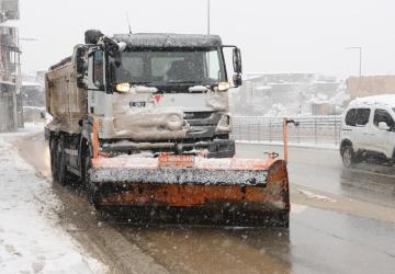 Kahramanmaraş’ta Kış Şartlarına Karşı Yoğun Mücadele