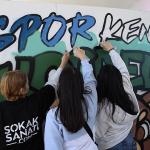 Gençlerden EnFest'e renkli dokunuş