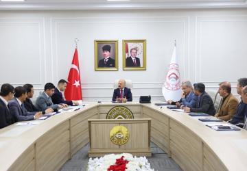 Adıyaman’da İl Özel İdaresi yatırımları değerlendirildi