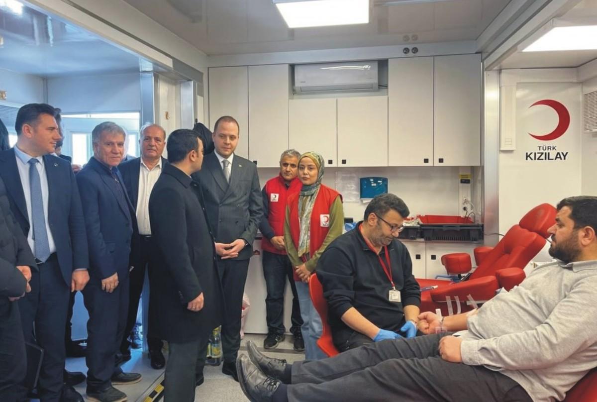 Kahta’dan 81 ilde kan bağışı kampanyasına destek