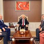 Vali Varol, Milletvekili Kurt ve Ak Parti İl Yönetimini kabul etti