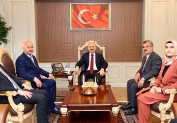 Vali Varol, Milletvekili Kurt ve Ak Parti İl Yönetimini kabul etti