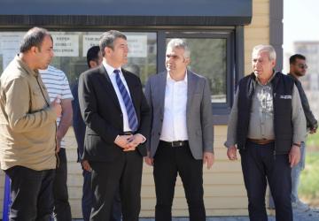 Başkan Tutdere 3. Çevre Yolu’nda asfalt çalışmalarını yerinde inceledi