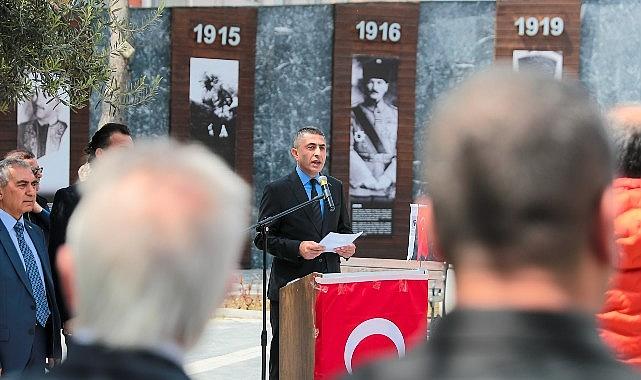 Atatürk'ün Aliağa'ya Gelişinin 92'nci Yılı Kutlandı