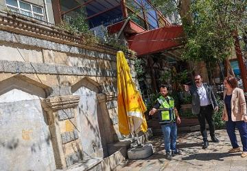 Maltepe'nin tarihi mirası “Feyzullah Efendi Çeşmesi" yenileniyor