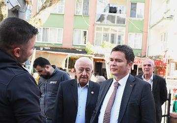 Başkan Aydın'dan Maksem Mahallesini mutlu eden ziyaret