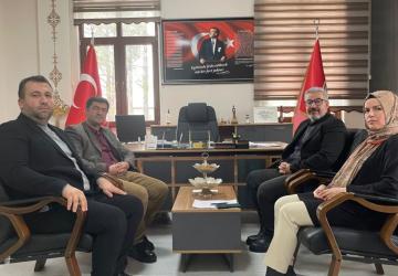 Ali Çiçin, Tut İlçe Milli Eğitim Müdürlüğünü ziyaret etti