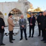 Tarihi Tuz Hanı’nda restorasyon çalışmaları sürüyor