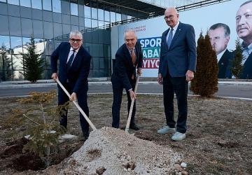 2026 UEC Avrupa Pist Bisikleti Şampiyonası Kapsamında Konya'da Anlamlı Ağaç Dikimi