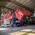 İtfaiye araçlarının bakım üssü: Mekatronik Atölyesi