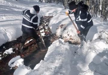 Ordu’da Kar Altında İçme Suyu İçin OSKİ 400 Kişilik Ekip Sahada