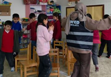 UMFED Kahta Temsilciliği’nden Büyükbağ İlköğretim Okulu’na destek