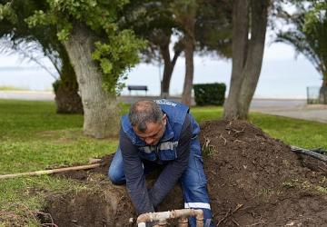 Burhaniye'de Yeşil Alan ve Parklarda Kapsamlı Çalışmalar Sürüyor