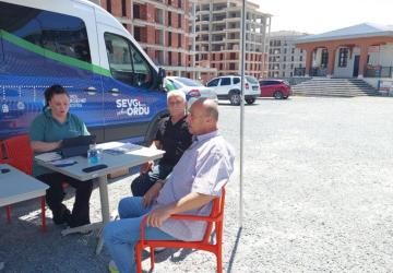 Ordu Büyükşehir’in Çözüm Merkezi Sahada