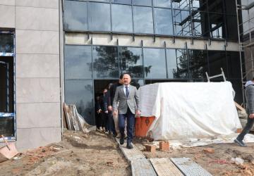 Adıyaman Valisi Dr. Osman Varol Samsat’ta devam eden projeleri inceledi