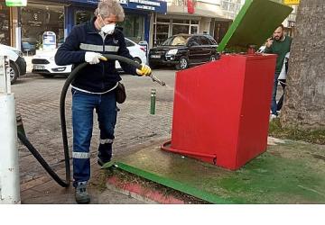 Karşıyaka'da kışa özel ilaçlama