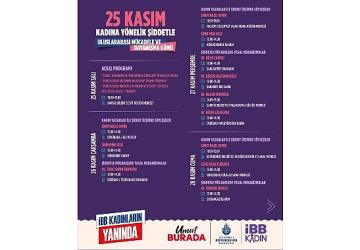İBB'den 25 Kasım İçin 242 Etkinlik: “Kadınların Yanındayız"
