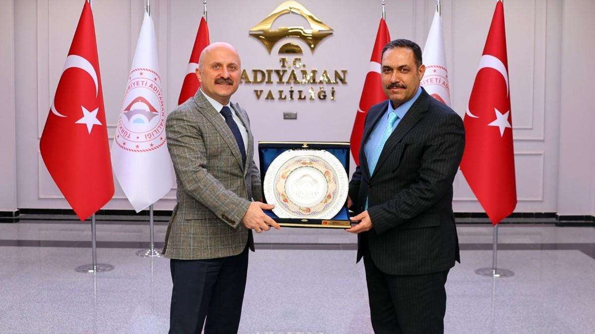 Vali Varol, Şanlıurfa’ya atanan Hasan Bilici’yi ağırladı