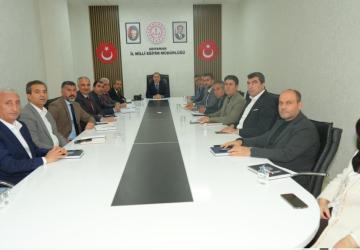 Adıyaman’da Haftalık Eğitim Değerlendirme Toplantısı gerçekleştirildi