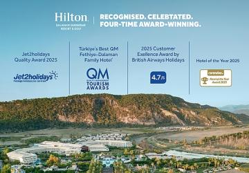 Mükemmellikle Tanınan, Tutarlılıkla Tanımlanan Bir Başarı Hikayesi: Hilton Dalaman Sarıgerme Resort & Golf'e Uluslararası Ödül Yağdı
