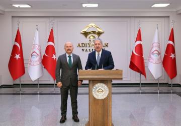 Ticaret Bakan Yardımcısı Gürcan, Adıyaman Valisi Varol’u ziyaret etti