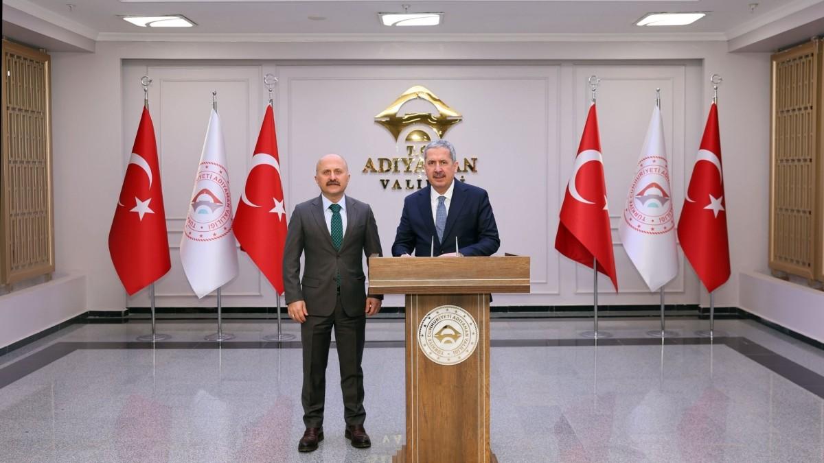Ticaret Bakan Yardımcısı Gürcan, Adıyaman Valisi Varol’u ziyaret etti
