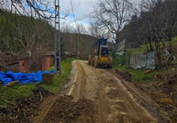 Kuvvetli yağışların ardından kırsalda yoğun müdahale