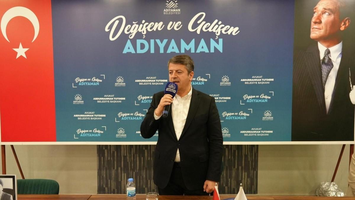 Başkan Tutdere: 'Adıyaman’ın 50 Yıllık sorunlarını çözmekte kararlıyız'