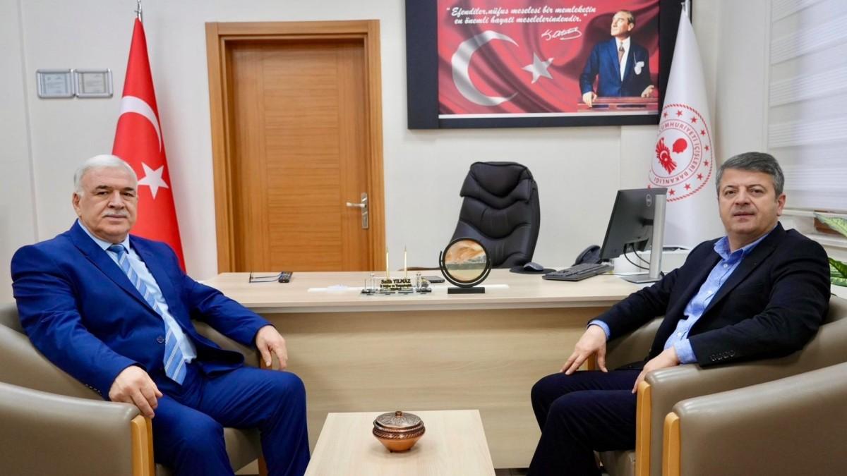 Başkan Tutdere’den Nüfus ve Vatandaşlık Müdürlüğü’ne ziyaret