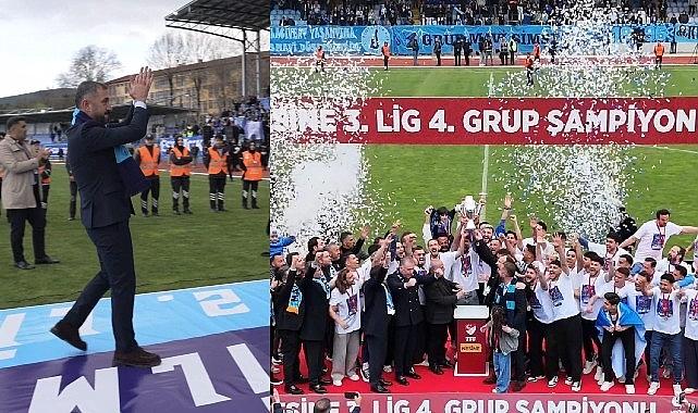 Kütahyaspor, 24 yıl sonra TFF 2. Lig'e yükseldi.