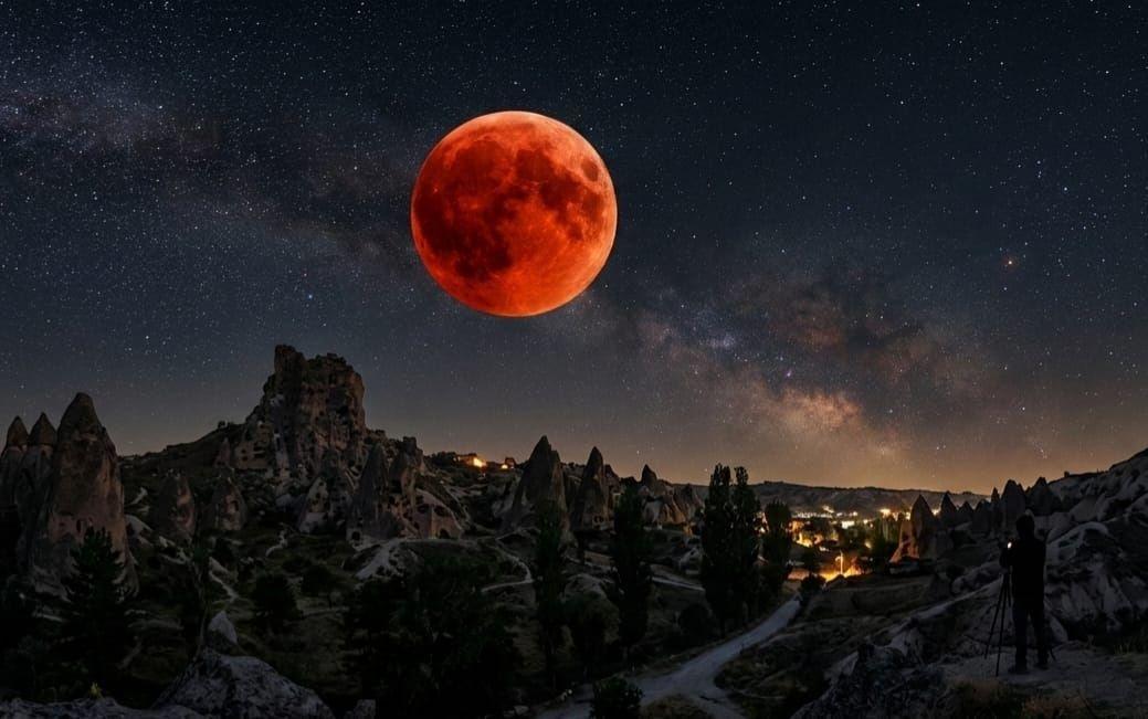 Kanlı Ay tutulması saat kaçta gerçekleşecek? Türkiye'den izlenebilecek mi?