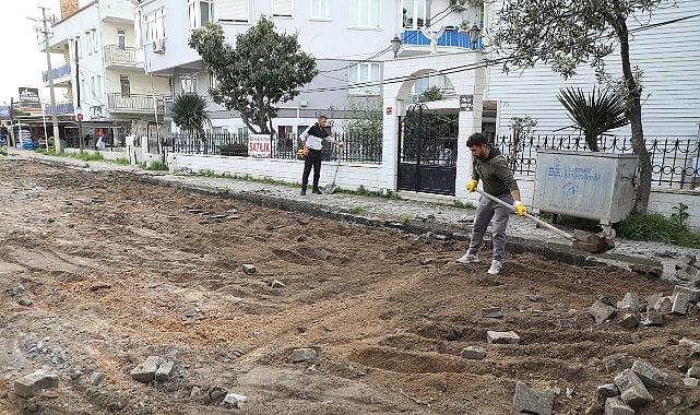 Edremit Belediyesi'nden İkizçay Mahallesi'nde yoğun yol mesaisi