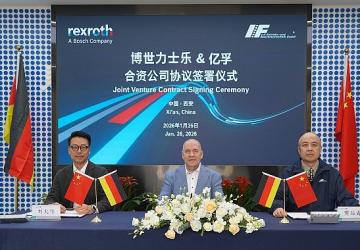 Bosch Rexroth, Çin'de Xi'an IF Intelligent Equipment ile ortak girişim anlaşması imzaladı