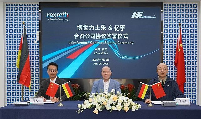 Bosch Rexroth, Çin'de Xi'an IF Intelligent Equipment ile ortak girişim anlaşması imzaladı