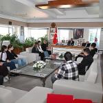 Öğrencilerden Başkan Topaloğlu'na teşekkür ziyareti