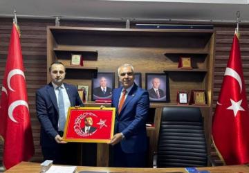 Sendika temsilcileri, İl Başkanı İsmail Gümüş ile bir araya geldi