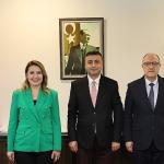 "Tekirdağ Büyükşehir Belediye Başkanı Candan Yüceer ve TESKİ Genel Müdürü Dr. Onur Özgül'e Ziyaret