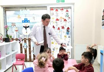 Başkan Erkan Aydın Mesleğini Çocuklara Tanıttı