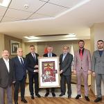 Başkan Büyükakın'a ziyaretçi akını