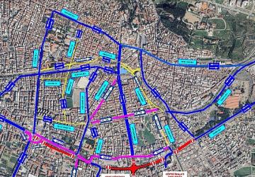 Aydın Büyükşehir Belediyesi Alternatif Yol Güzergahlarını Yayınladı