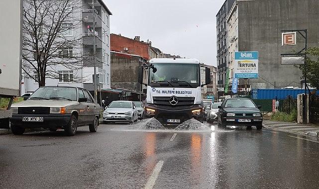Maltepe Başıbüyük Mahallesi'nde bahar temizliği