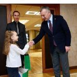 Başkan Büyükakın, koltuğu çocuklara bıraktı