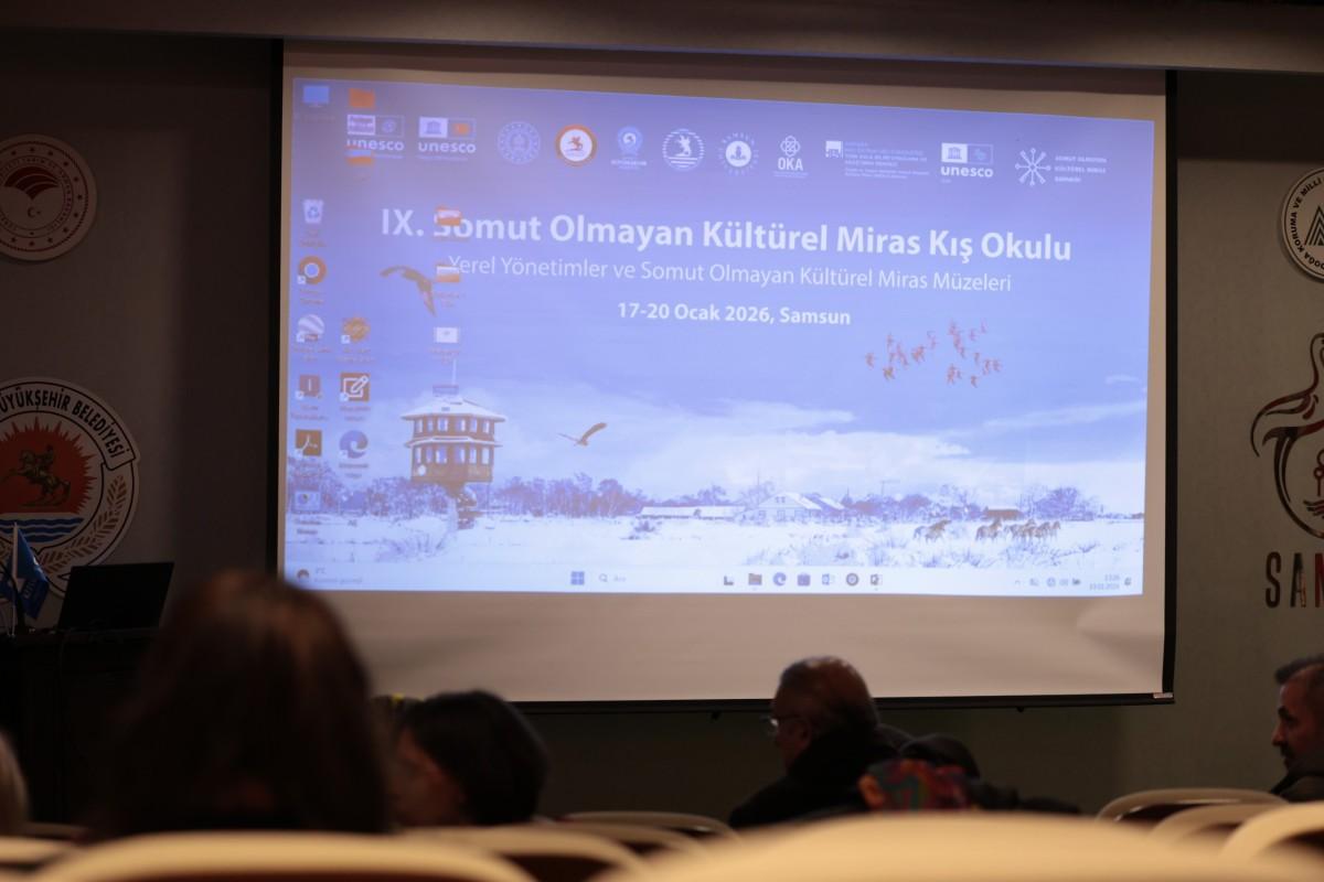 Samsun’da IX. Somut Olmayan Kültürel Miras Kış Okulu Gerçekleşti