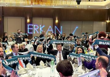 Başkan Aydın'ın Bursaspor Sevdası Sınırları Aştı