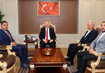 Belediye Başkanlarından Vali Küçük’e hayırlı olsun ziyareti