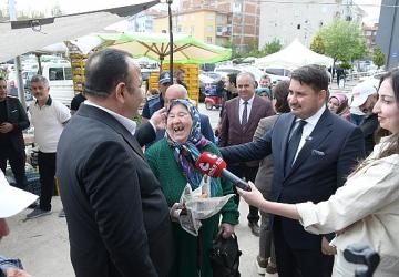 Başkan Çırpanoğlu ve Milletvekili Beker Sahada