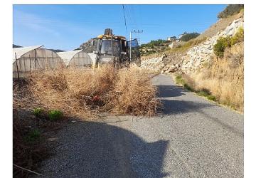 Alanya'da yol bakım mesaisi devam ediyor