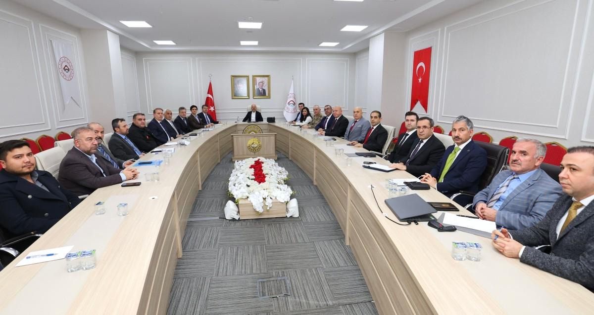 Ramazan ayı tedbirlerinin ele alındığı değerlendirme toplantısı gerçekleştirildi